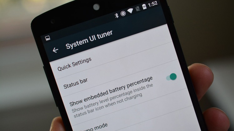 Android N System UI Tuner