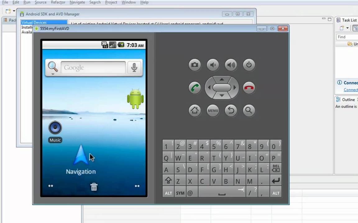 Эмулятор android AVD (Android Virtual Device)