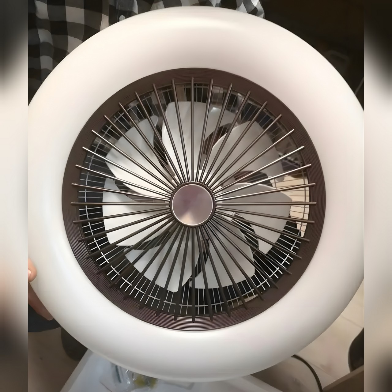Потолочный светильник с вентилятором