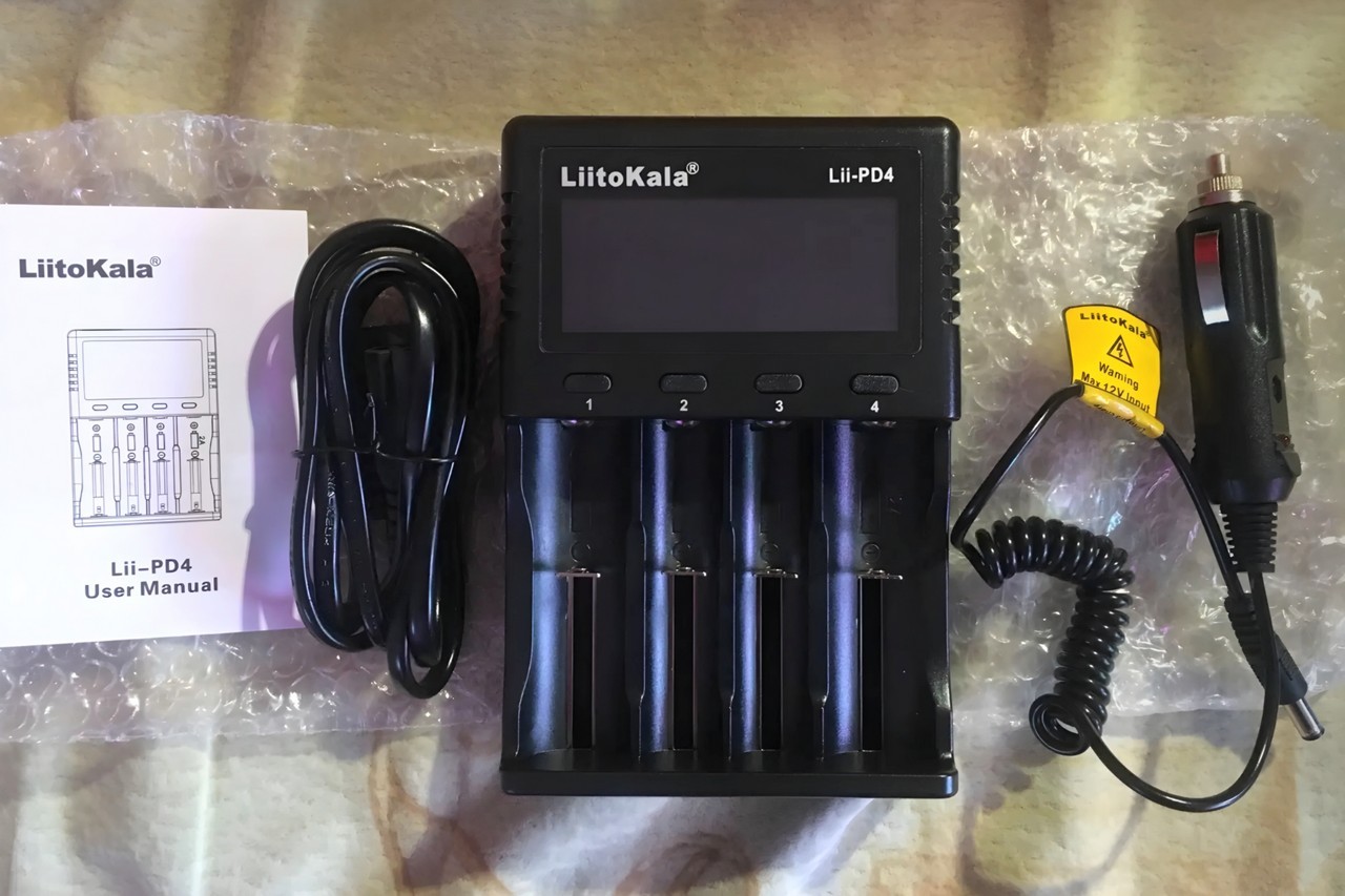 Зарядное устройство Liitokala для аккумуляторов