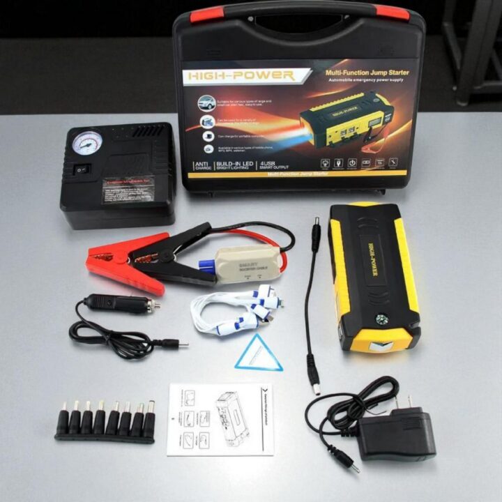 Пуско-зарядное устройство Jump Starter (комплект ПЗУ + компрессор)