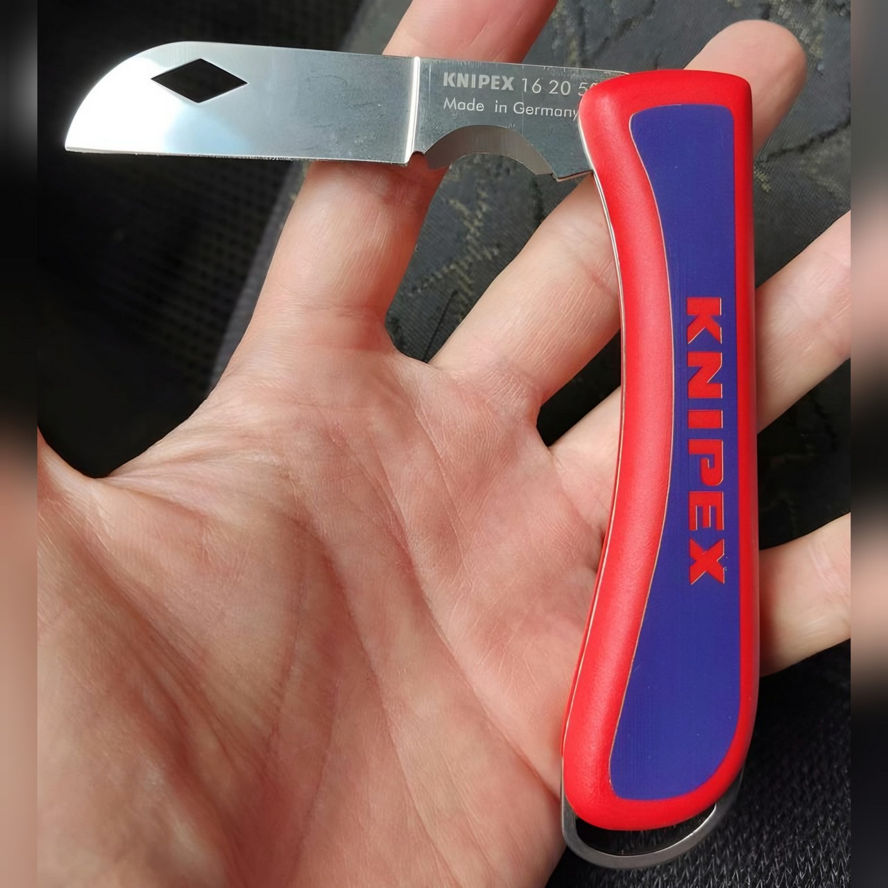 Складной нож электрика Knipex