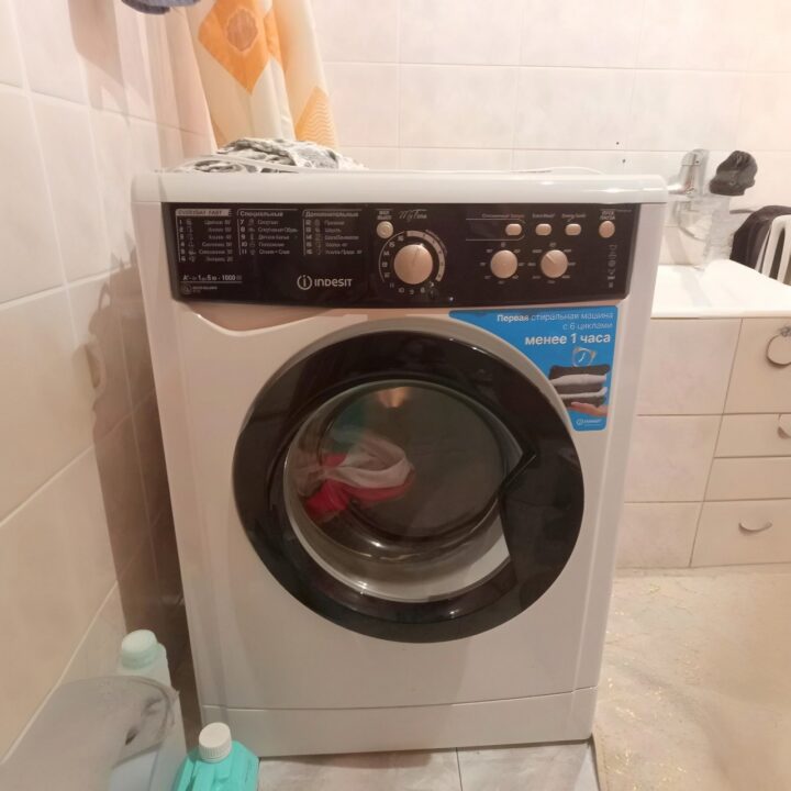 Компактная стиральная машина Indesit EWSD 51031 BK