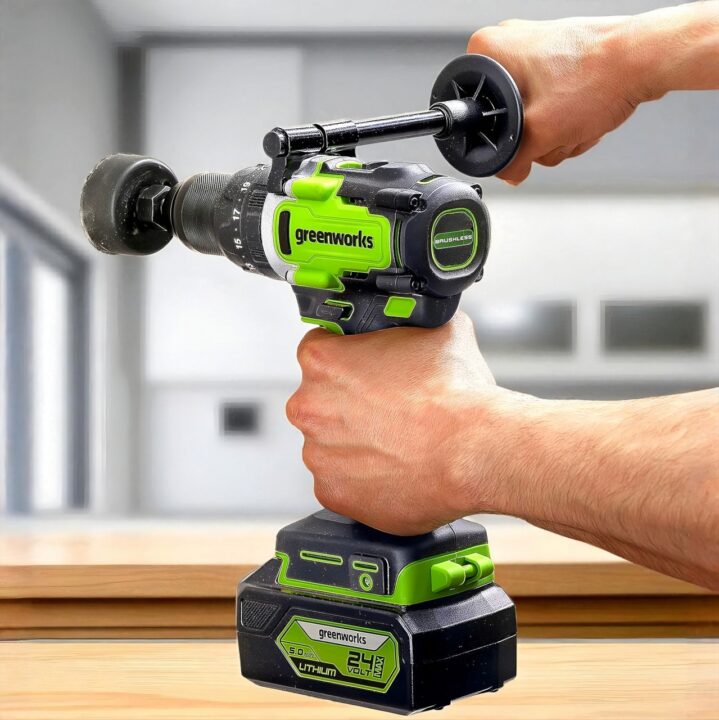 Ударный шуруповерт Greenworks GD24DD140