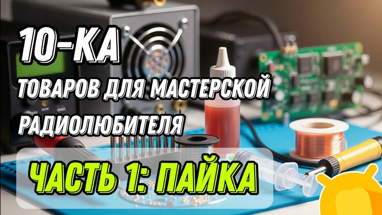 10 полезных товаров с Aliexpress для мастерской радиолюбителя. Часть:1 Пайка