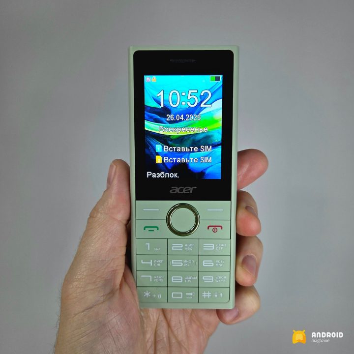 Обзор кнопочного телефона Acer Twist TW24